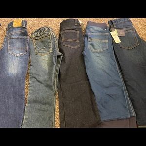 5 pair of jeans